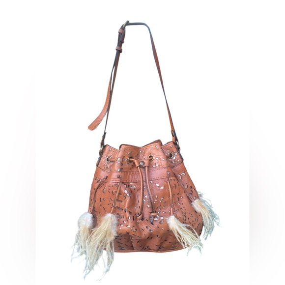 Patricia Nash Brown Leather Shoulder Bag EUC - Picture 2 of 8